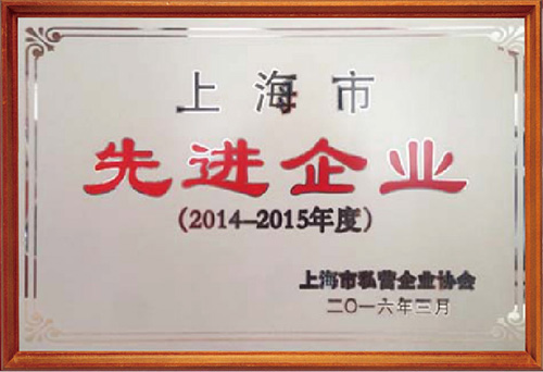 2014-2015年度上海市先进企业